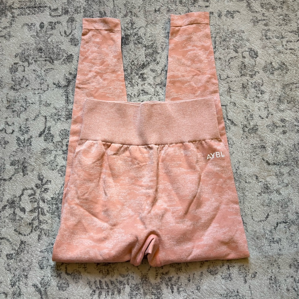 AYBL Peach Camo Leggings